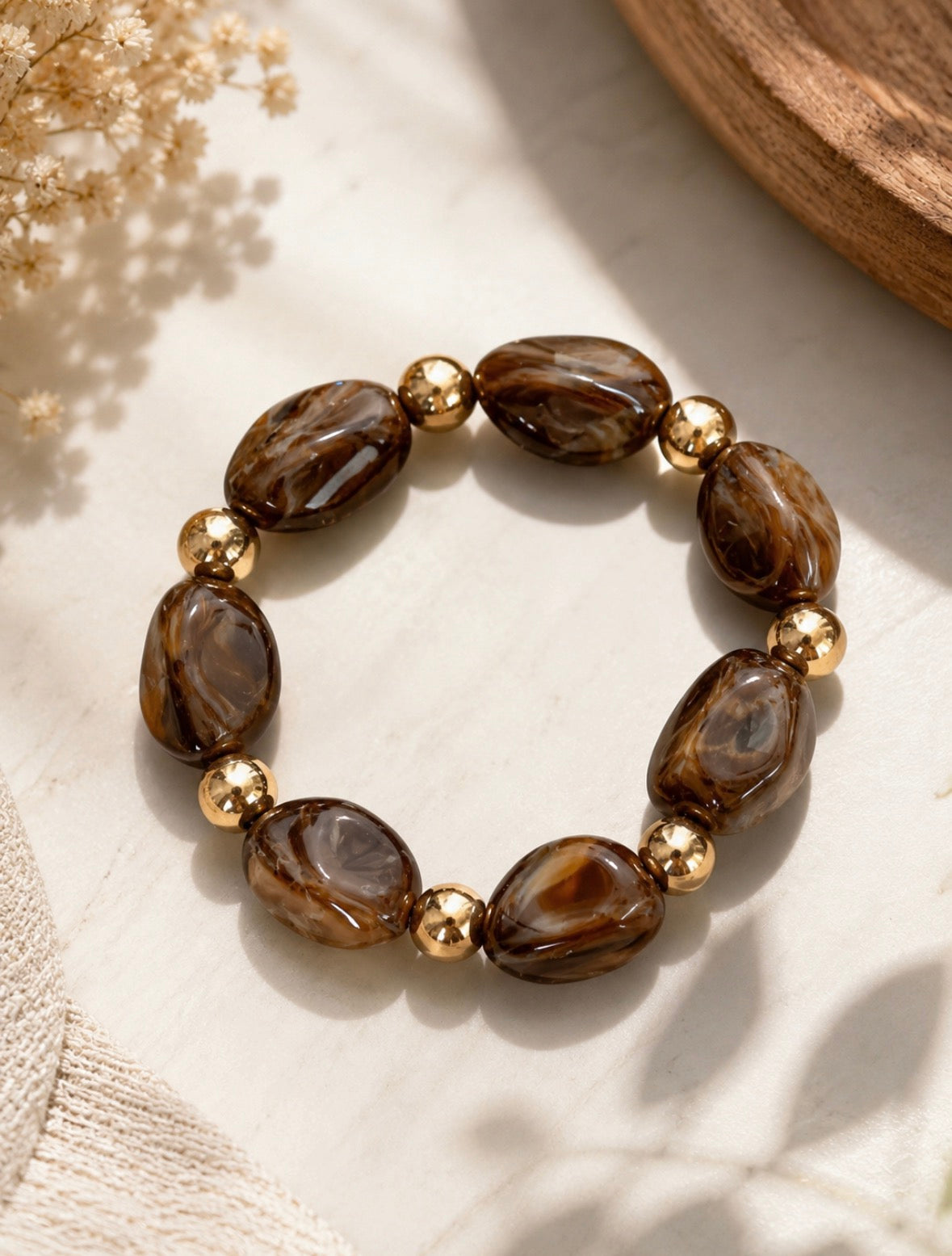 Bracelet Élégance Ambrée