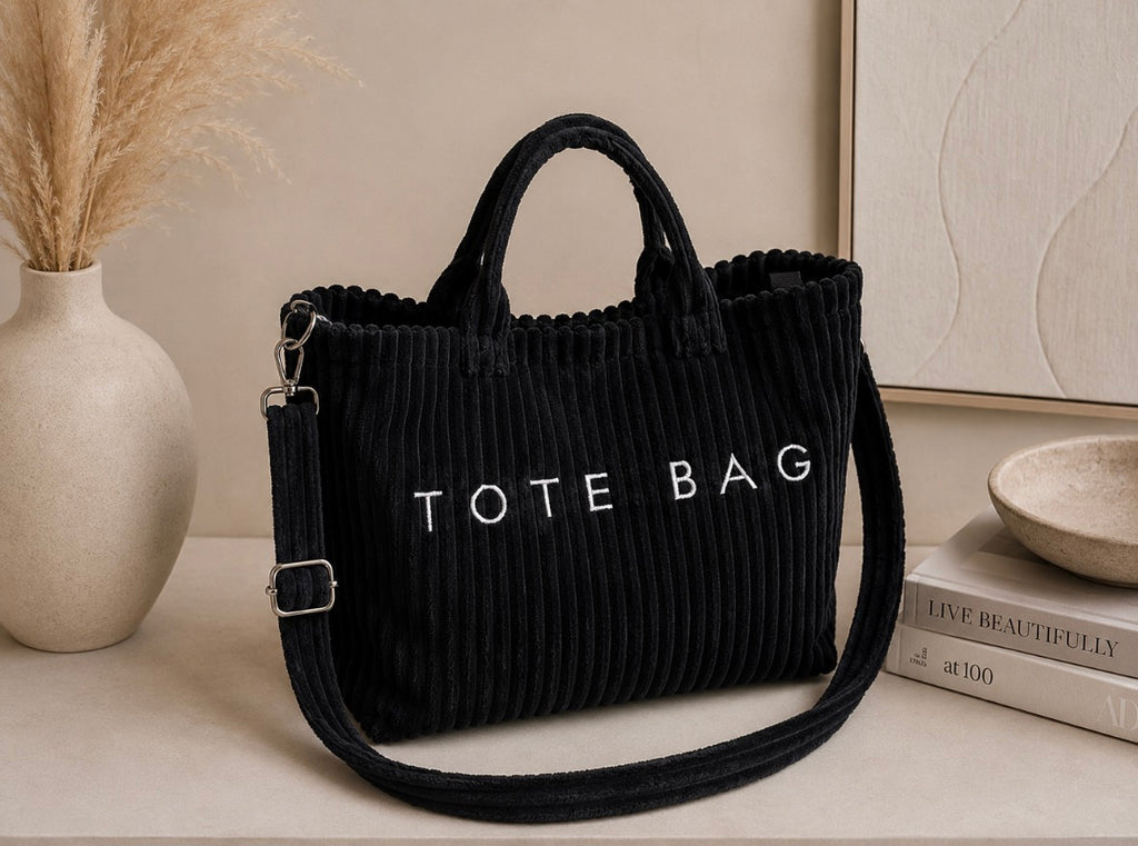 Sac cabas en velours côtelé – Élégance & douceur du quotidien