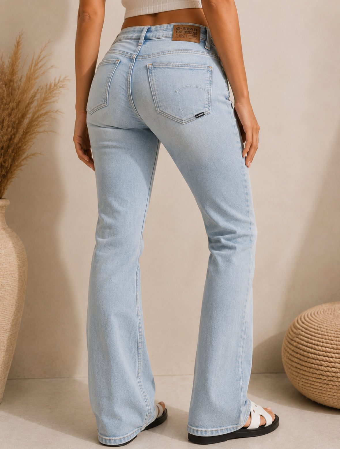 Jean G-Star RAW Femme – Denim Bleu Clair