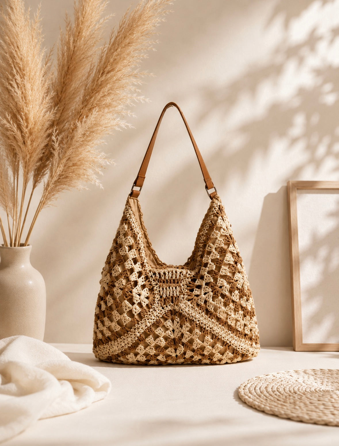 Sac Cabas Tressé – L’Indispensable de l’Été
