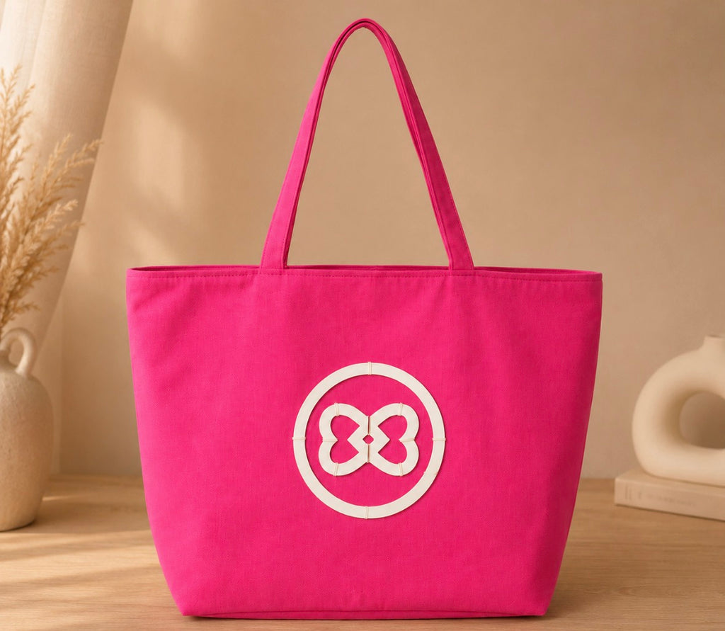 Cabas rose fuchsia tendance – Grand format