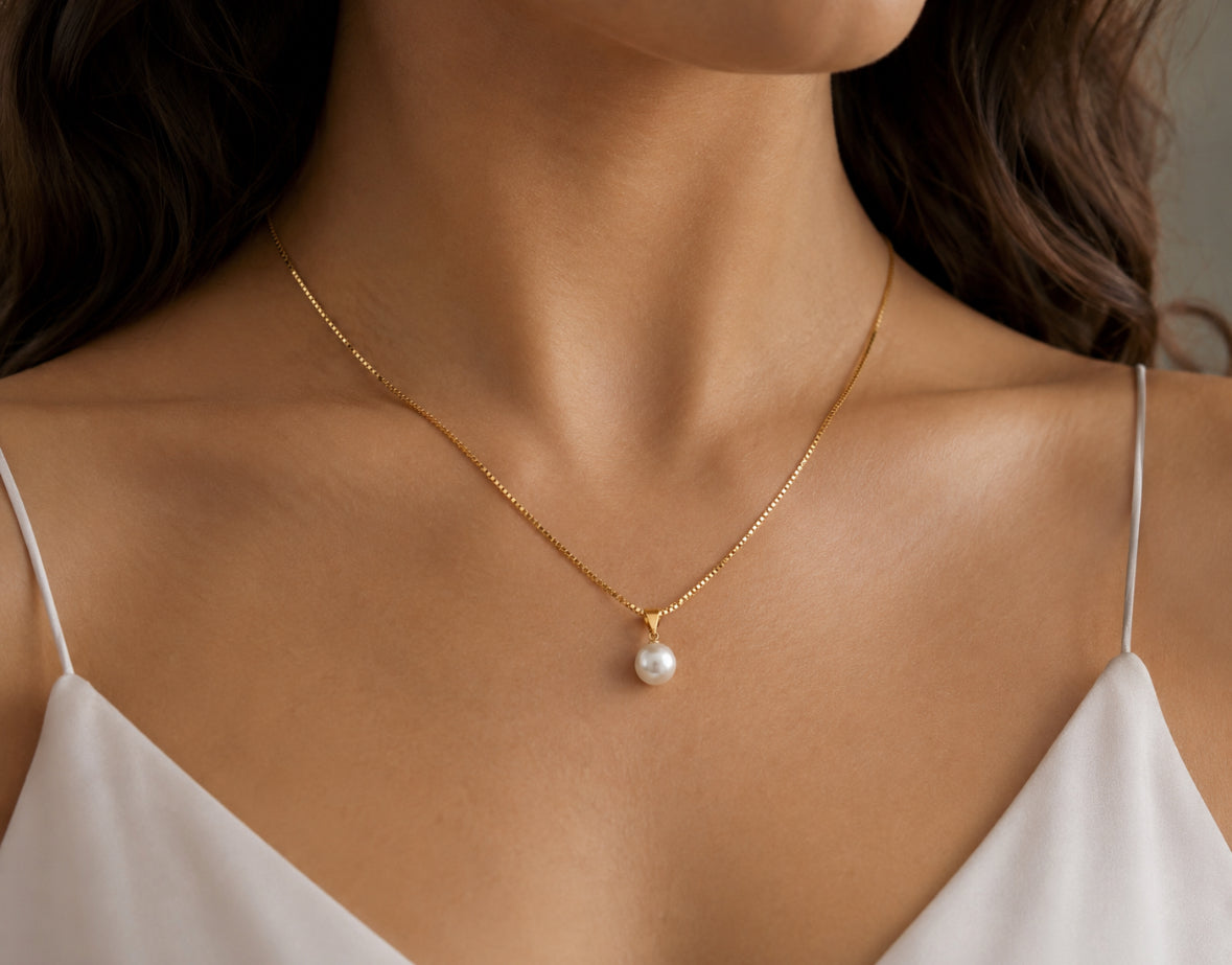Collier Perle Élégance Dorée