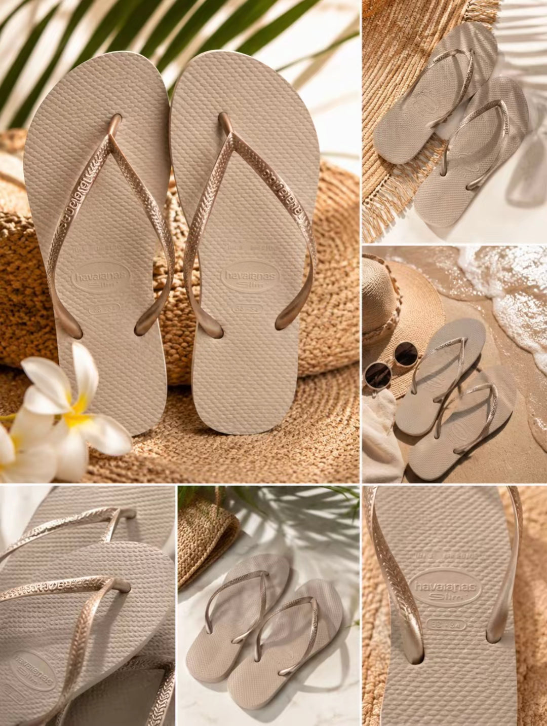 Tongs Havaianas Slim – Beige